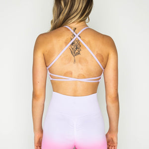 Cross Open Back Bra